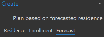 createForecastPlan