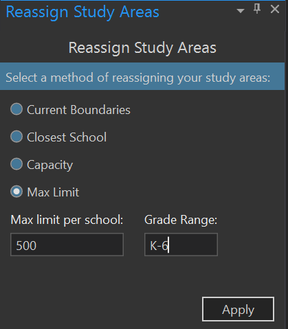 reassignMaxStudents